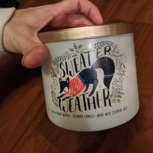 Bath and body works candle